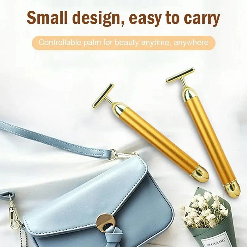 24K Gold Beauty Bar Facial Massager Roller 💟 OFFER TODAY 💟