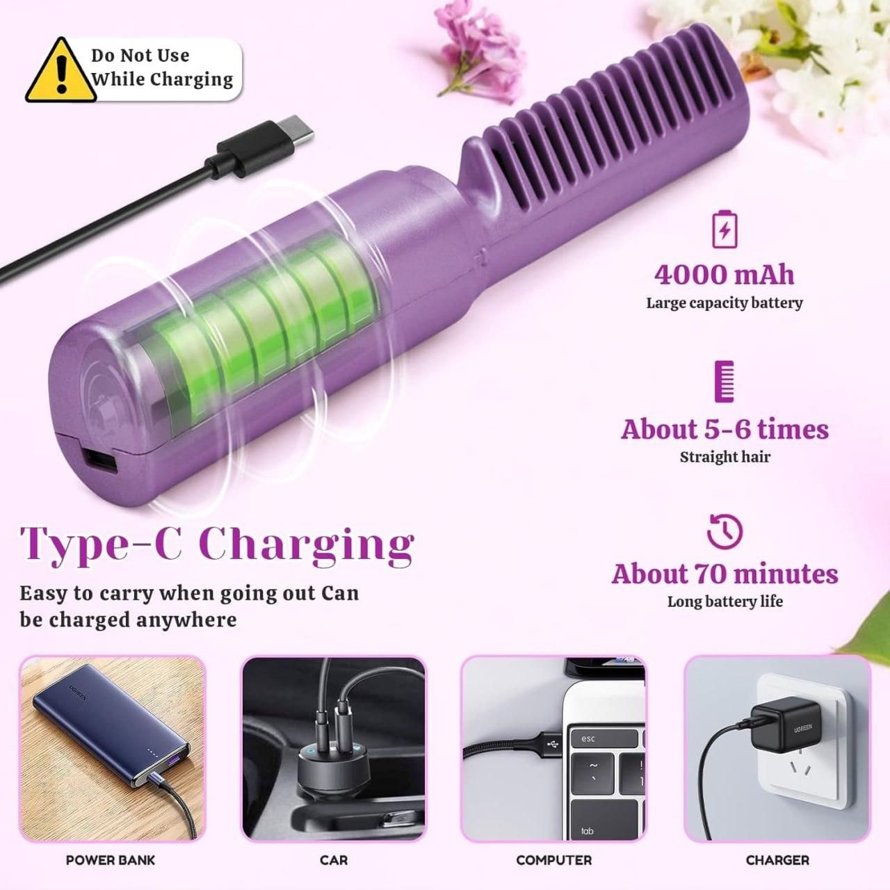 Portable Hair Straightener - BEST OFFER !