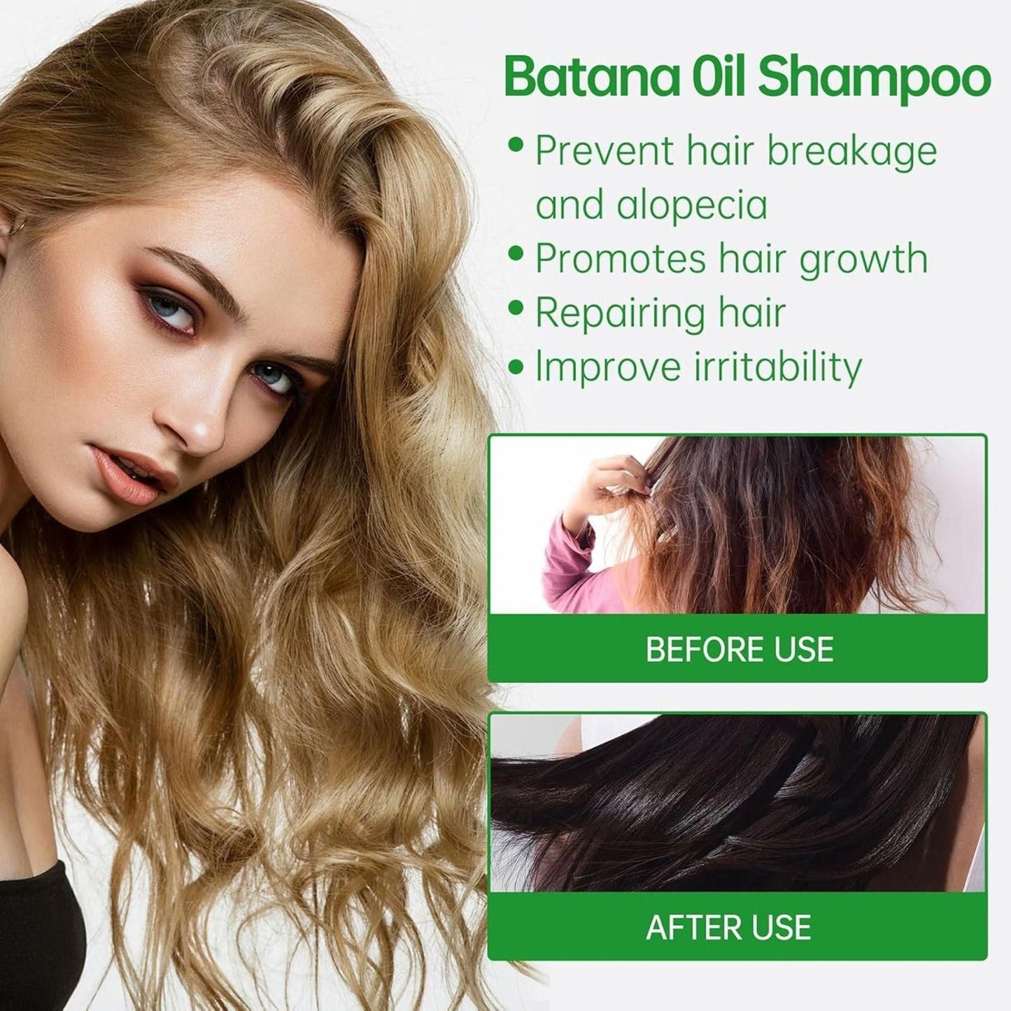 Buy 1 Get 1 FREE ✅ Batana Oil Shampoo with Rosemary Extract - OFFER !