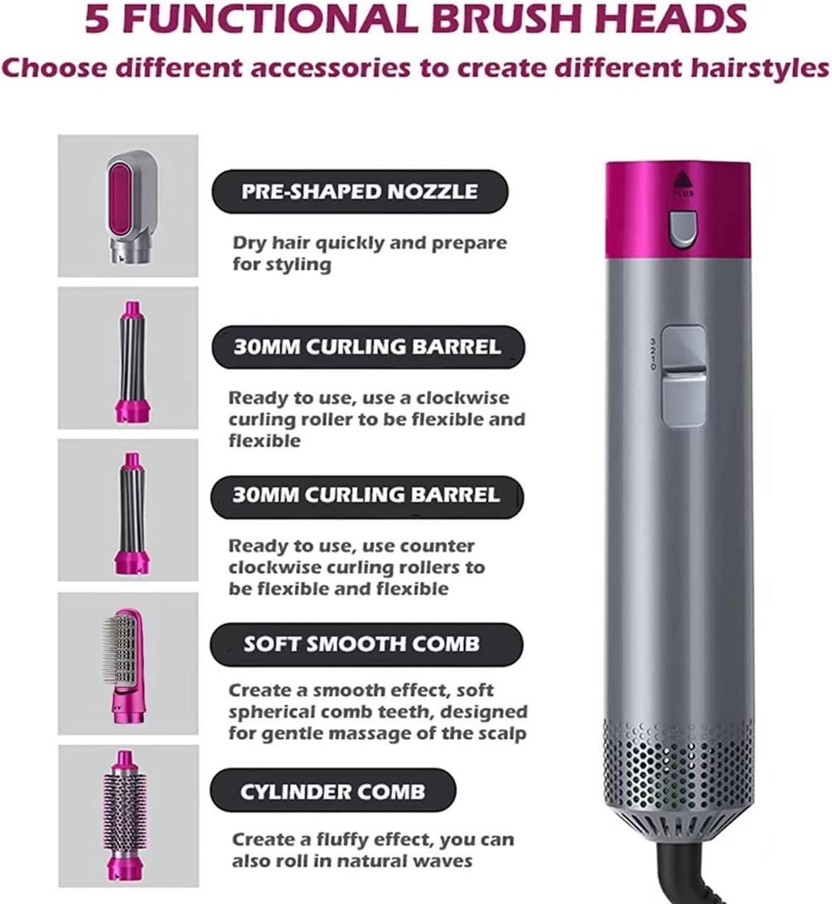 BEST OFFER TODAY ✨ 5 in 1 Multifunctional Hair Dryer Styling Tool ✨ for ALL