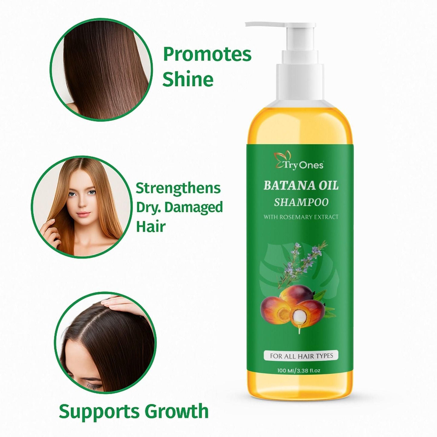 Buy 1 Get 1 FREE ✅ Batana Oil Shampoo with Rosemary Extract - OFFER !