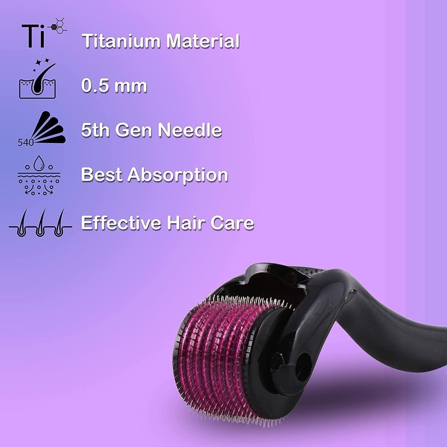 Hair Growth Derma Roller 🖤OFFER PRICE
