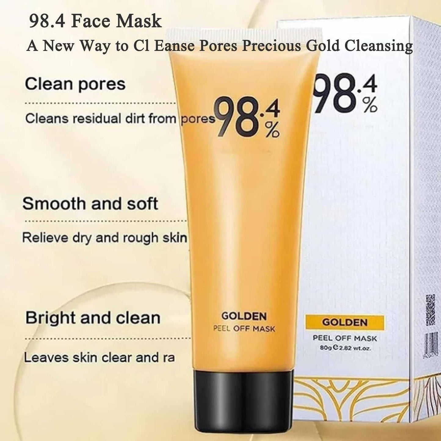 Gold Peel off Mask - Buy 1 Get 1 FREE - Pack of 2