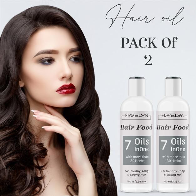Hair Food Oil For Hair - Nourishing Growth Moisture - Pack of 2