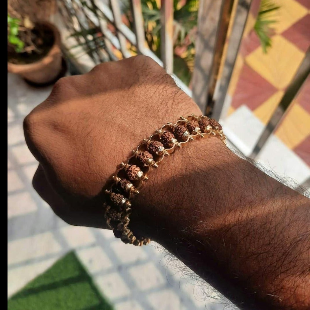 Stylish Rudraksha 🚩 Pushpa 2 Bracelet !
