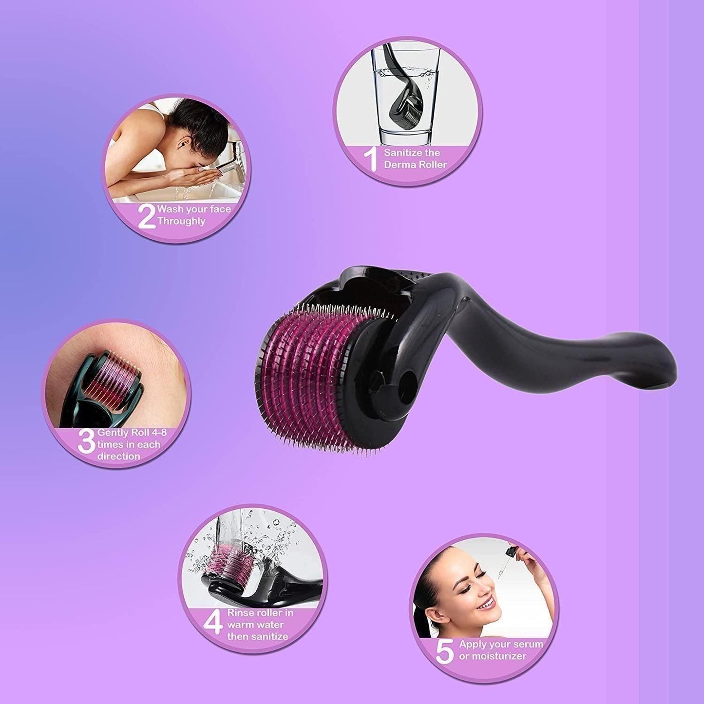 Hair Growth Derma Roller 🖤OFFER PRICE