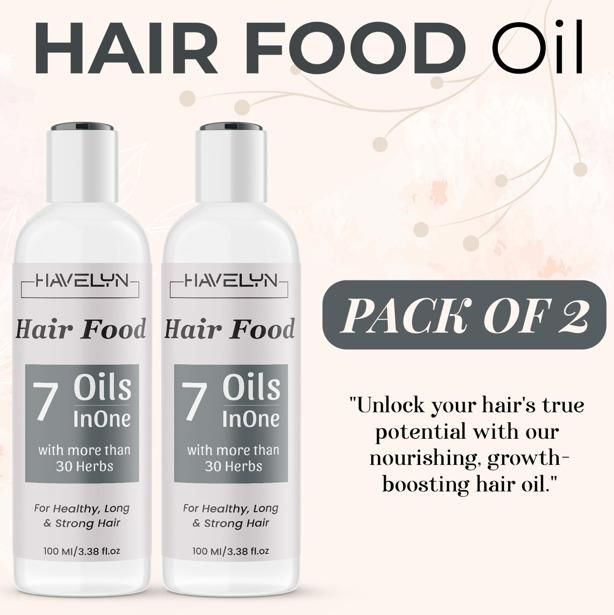 Hair Food Oil For Hair - Nourishing Growth Moisture - Pack of 2