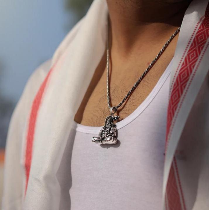 Hanuman Locket Pendant Chain - Lucky