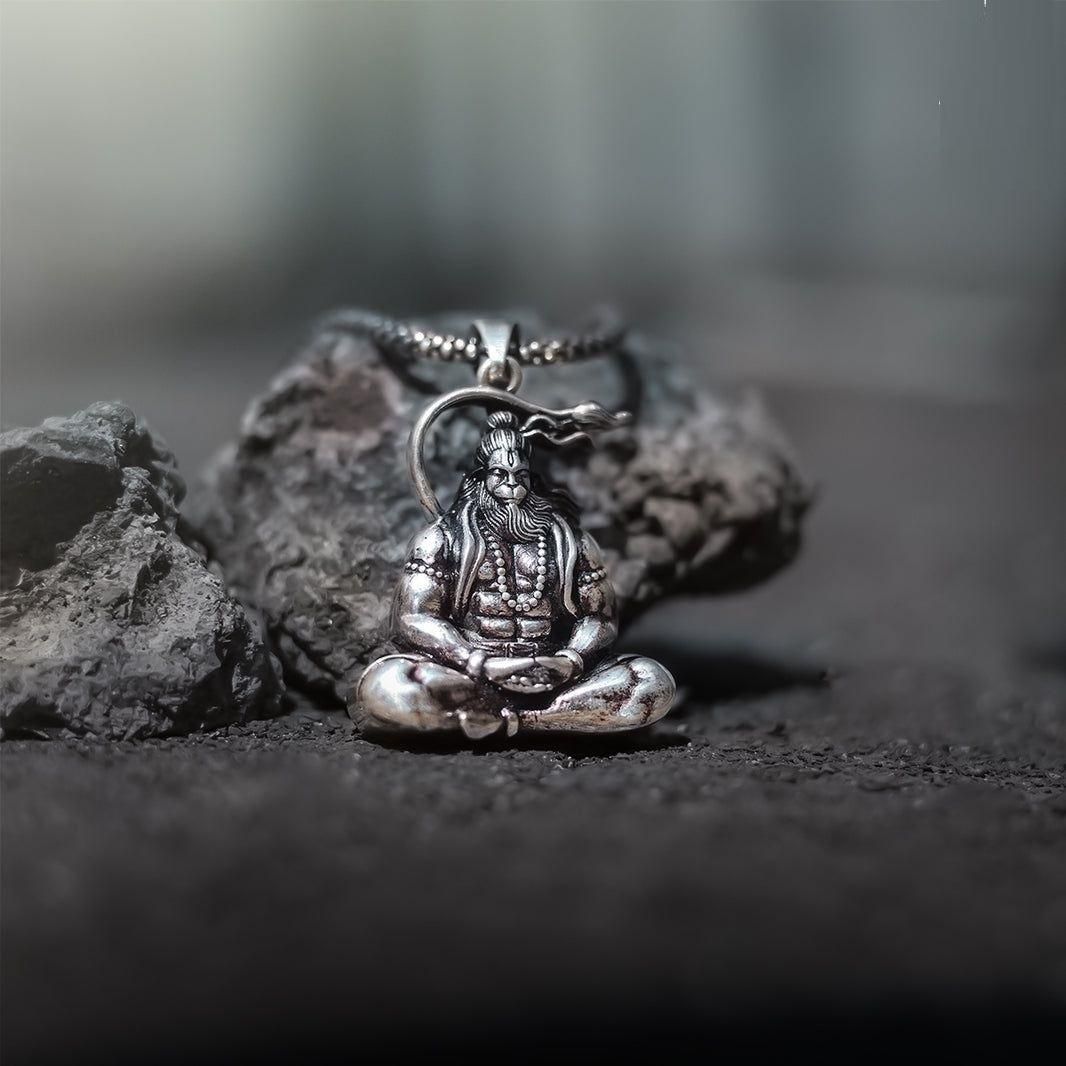 Hanuman Locket Pendant Chain - Lucky