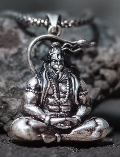 Hanuman Locket Pendant Chain - Lucky