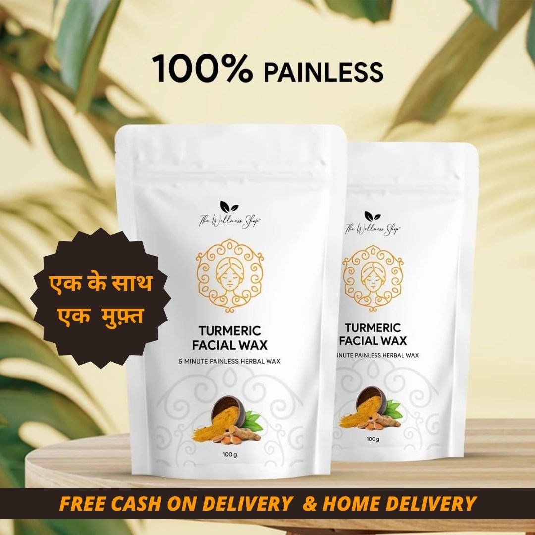 Turmeric Facial Hair Remove Powder - Buy 1 Get 1 FREE - 2 Packets
