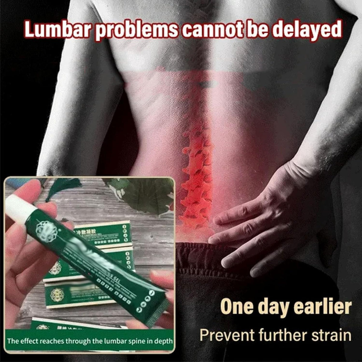 Pain Relief Lumbar Cold Compress Gel 🔥 Buy 1 Get 1 Free🔥