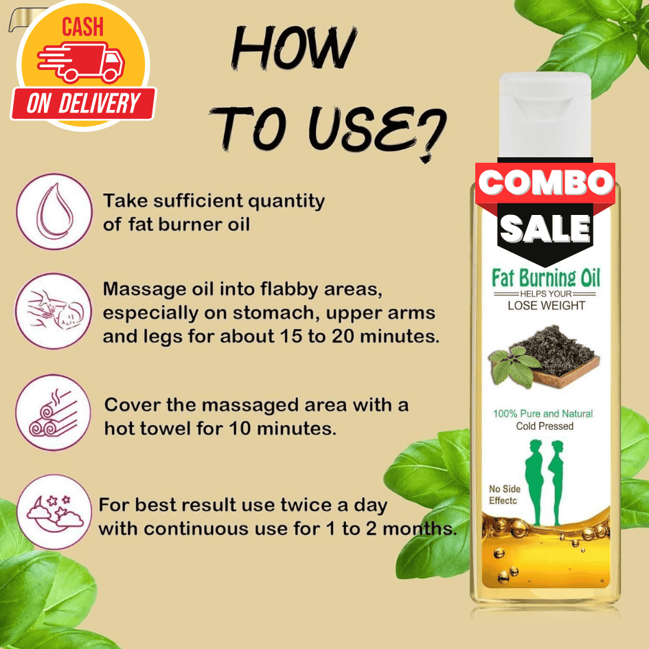 Fat Burning Slimming - Toning Oil 🔥 BUY 1 GET 1 FREE