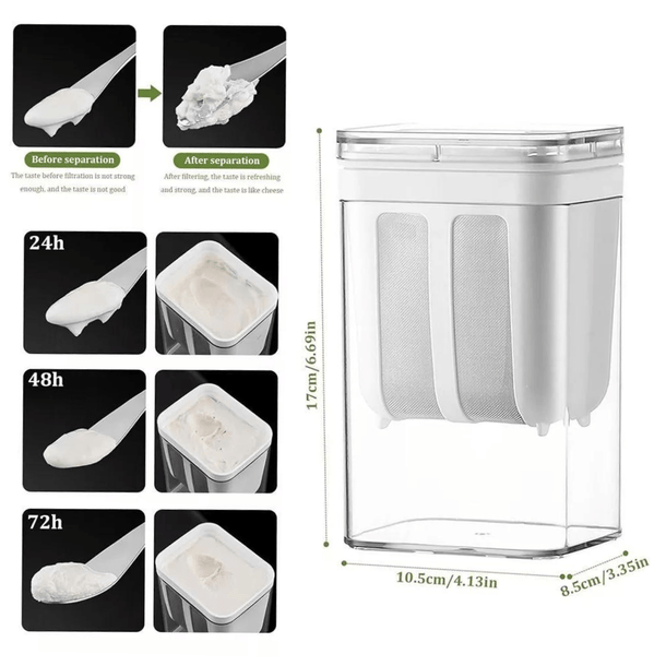 Smart Yogurt Filter with Fine Mesh Strainer - Your Kitchen Helper