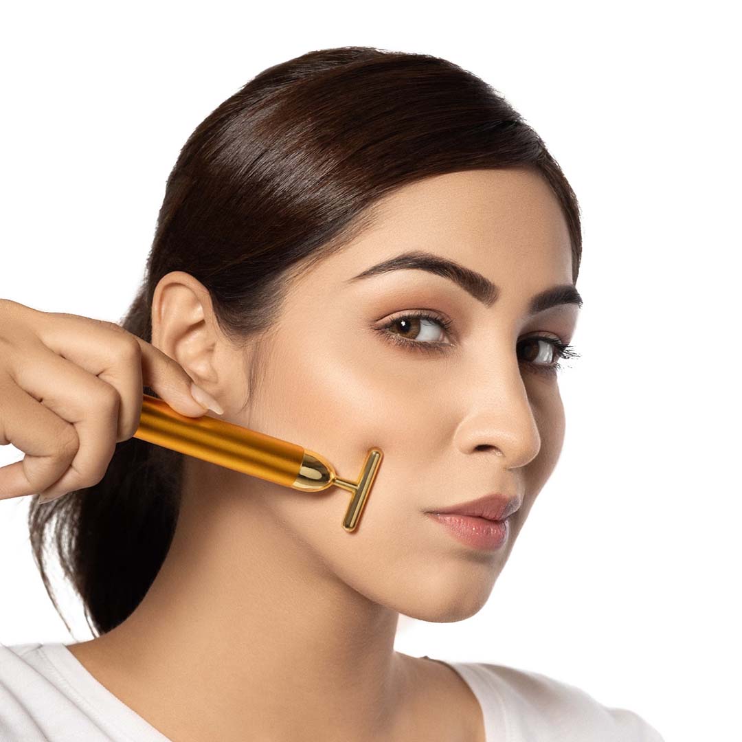 24K Gold Beauty Bar Facial Massager Roller 💟 OFFER TODAY 💟