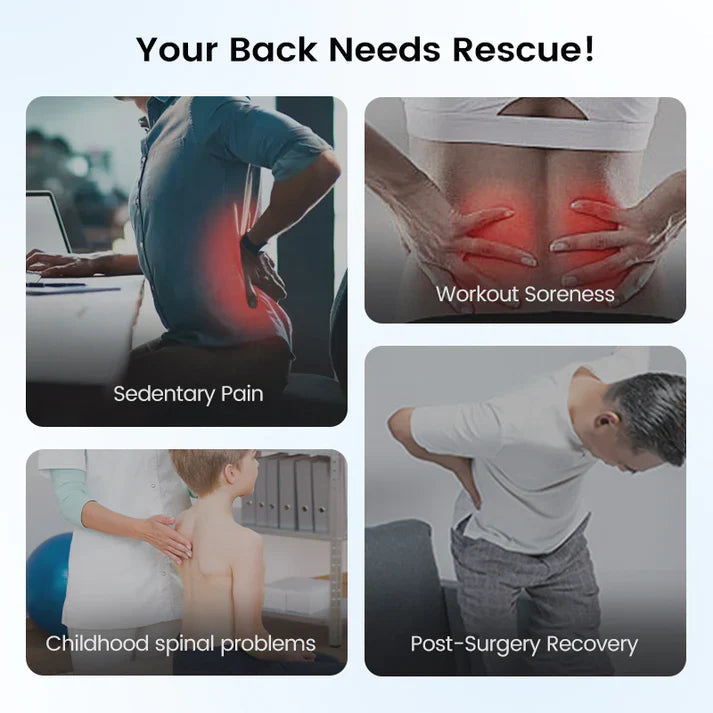Back Stretcher for Back Pain Relief and Posture Correction - Upgraded