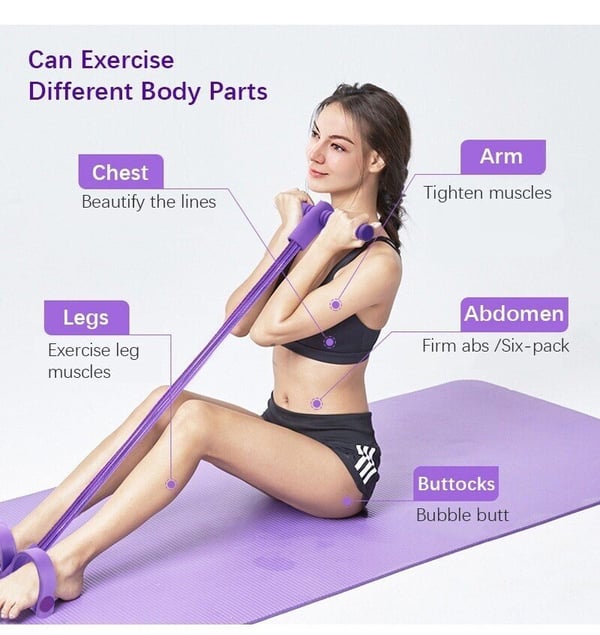 Pedal Puller Resistance Band - Easy Home Fitness