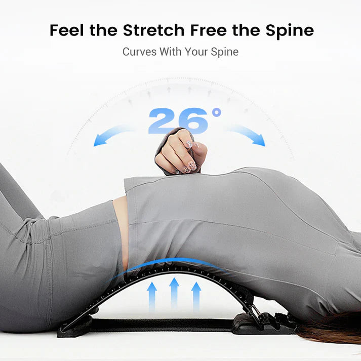 Back Stretcher for Back Pain Relief and Posture Correction - Upgraded