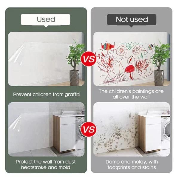 Self- Adhesive Transparent Electrostatic Wall Protection Film - Buy 1 Get 1 Free OFFER