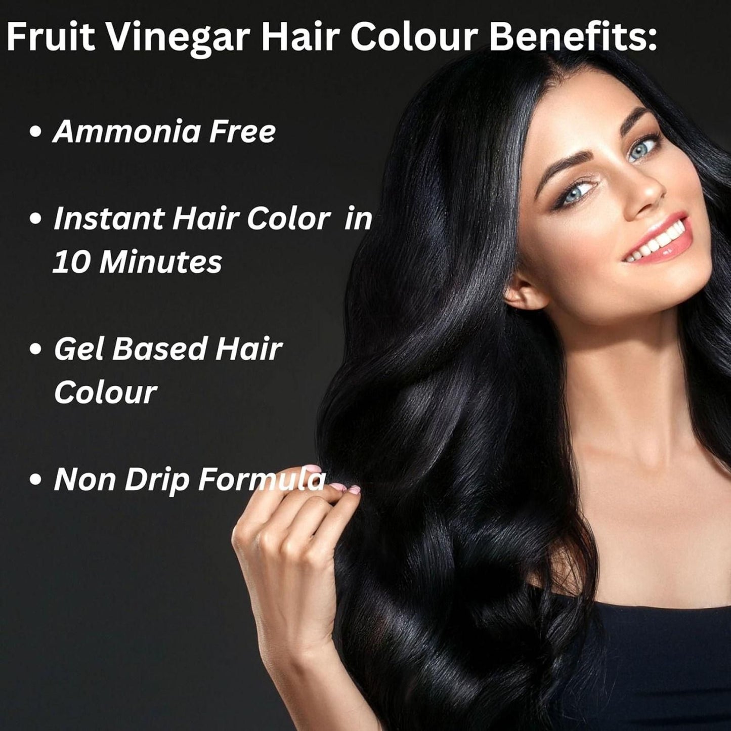 Pack of 2 Combo 🤩 Fruit Vinegar Gel Based Hair Color 🌟