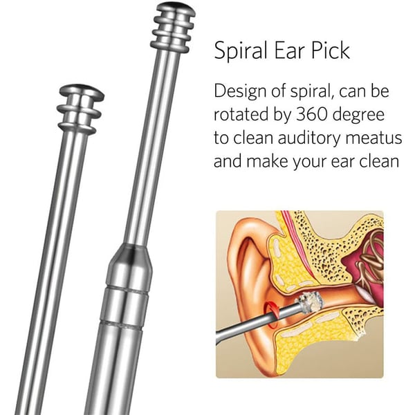 Ear Cleaning Tool - 6 Pcs set ✅ 499 Rs Offer