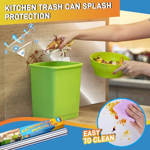 Self- Adhesive Transparent Electrostatic Wall Protection Film - Buy 1 Get 1 Free OFFER