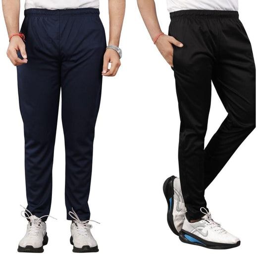 Lycra Track Pants ⭐ BLACK & GREY⭐ BUY 1 GET 1 FREE ⭐ PACK OF 2 😍 OFFER