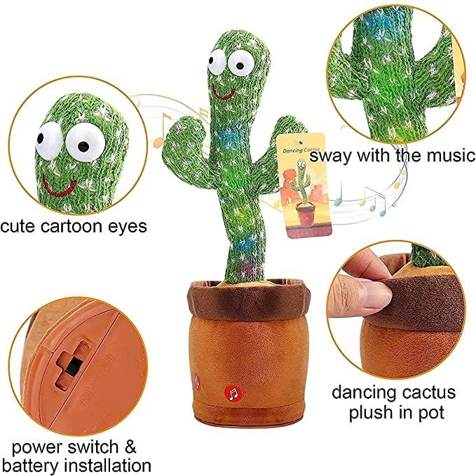 LED Musical Dancing & Mimicry Cactus Toy for your KIDS - ✅ BEST OFFER TODAY !