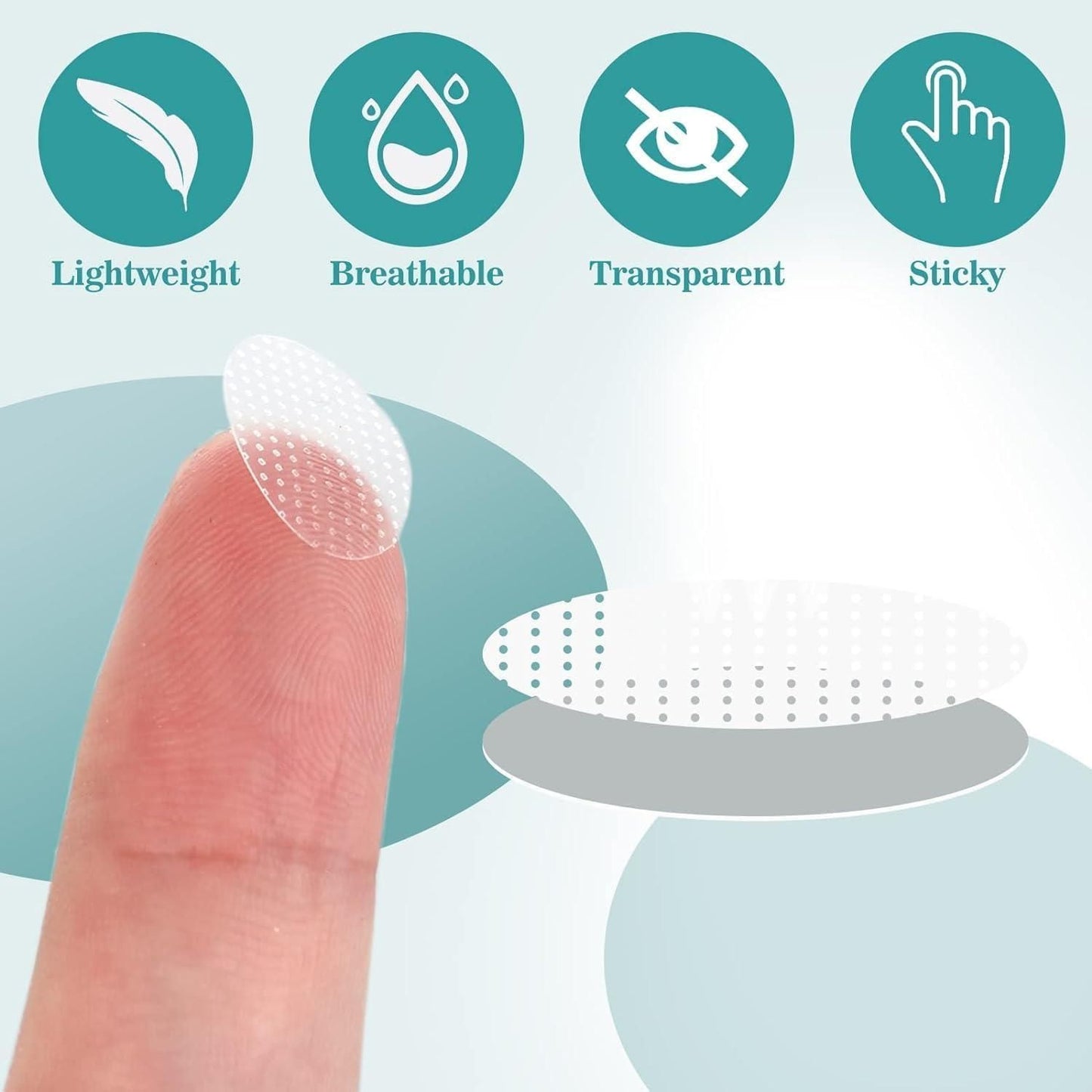 Invisible Earlobe Support Patches  (Buy 50 Get 50 Free Today) - 100 Pcs