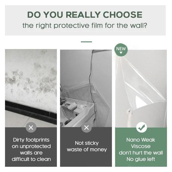 Self- Adhesive Transparent Electrostatic Wall Protection Film - Buy 1 Get 1 Free OFFER
