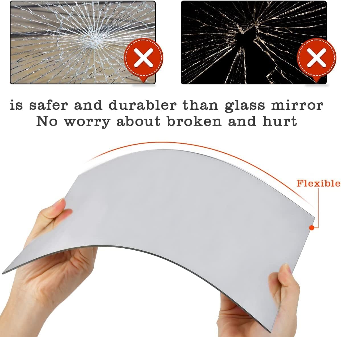 Combo of Oval Shape & Square Shape Mirror - COMBO OFFER