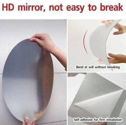 Combo of Oval Shape & Square Shape Mirror - COMBO OFFER