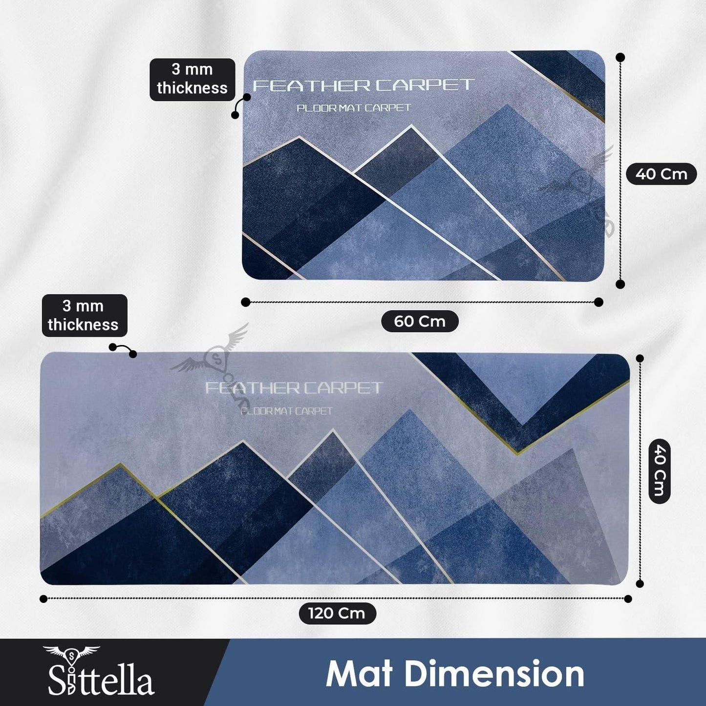 Kitchen Mat COMBO SET - PACK OF 2 - OFFER