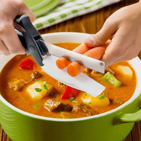 Cleaver Cutter - 2 in 1 Smart Kitchen Knife