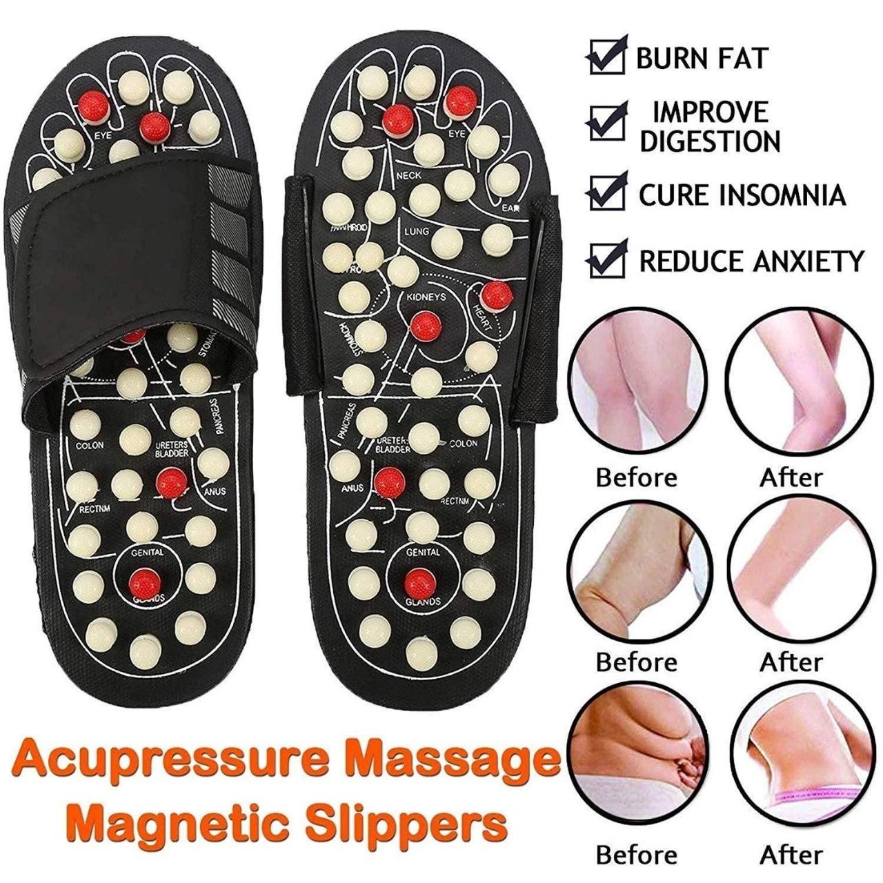 Yoga Paduka - Acupressure Foot Pain Relief Massager Slipper - for MOST Problems Relief