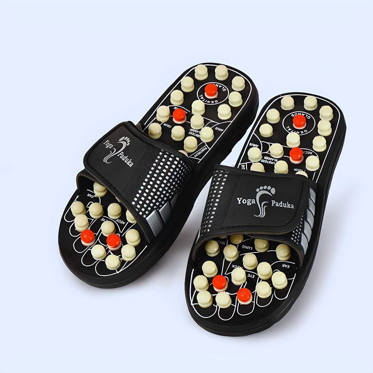 Yoga Paduka - Acupressure Foot Pain Relief Massager Slipper - for MOST Problems Relief