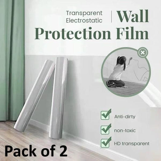 Self- Adhesive Transparent Electrostatic Wall Protection Film - Buy 1 Get 1 Free OFFER