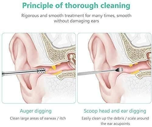 Ear Cleaning Tool - 6 Pcs set ✅ 499 Rs Offer