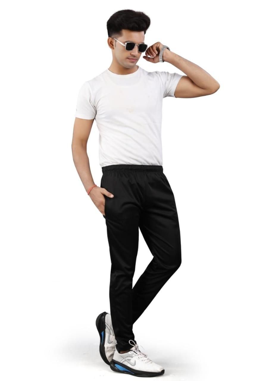 Lycra Track Pants ⭐ BLACK & GREY⭐ BUY 1 GET 1 FREE ⭐ PACK OF 2 😍 OFFER