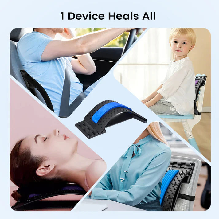 Back Stretcher for Back Pain Relief and Posture Correction - Upgraded
