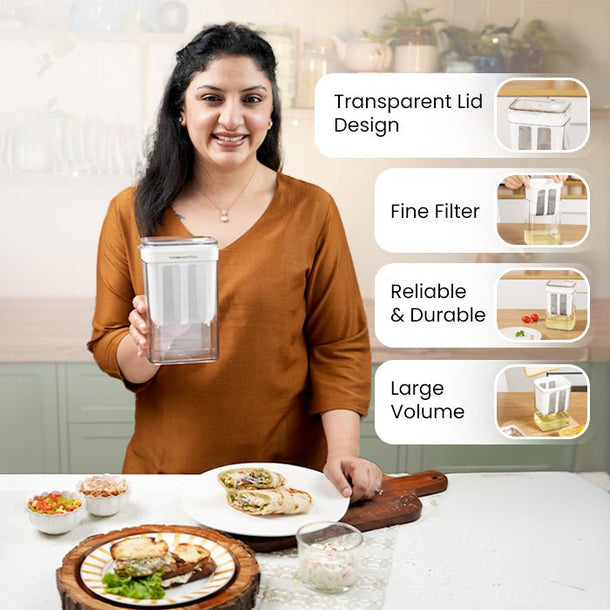 Smart Yogurt Filter with Fine Mesh Strainer - Your Kitchen Helper