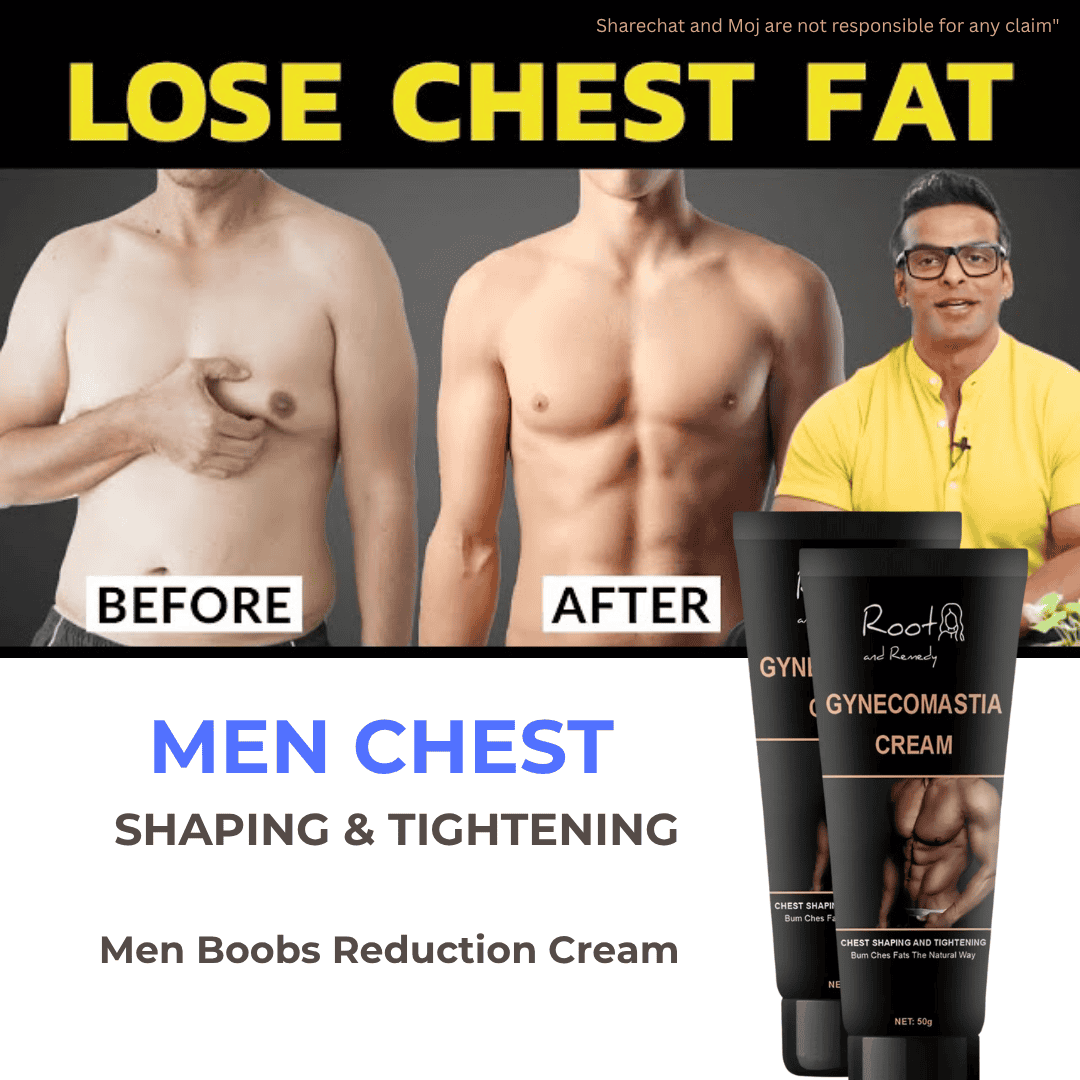 Men Chest Fat Slimming & Reduction Cream - Pack of 2