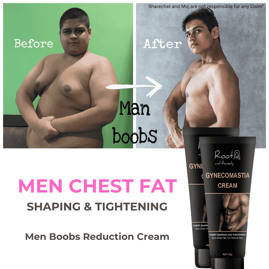 Men Chest Fat Slimming & Reduction Cream - Pack of 2