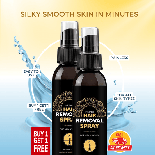 Painless & Easy - Hair Removal Spray - Pack Of 2