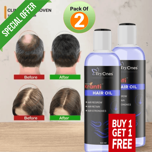 Natural Kranti Hair Oil 👉 Pack of 2 Bottle ✅ 100 % Effective