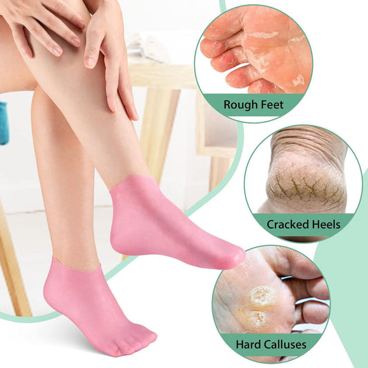 OFFER ! Foot Moisturize Silicone Socks Dry Cracked Feet
