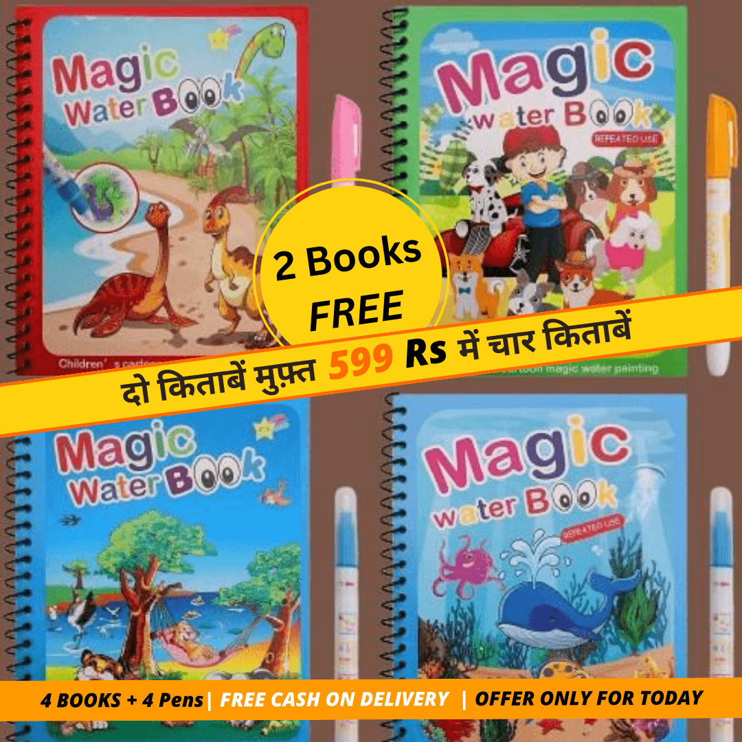 Magic Coloring Book for Kids - 2 Books FREE (4 Book Set)